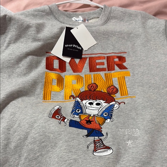 Converse Tokyo Gray Sweatshirt (from tokyo) - Picture 1 of 2